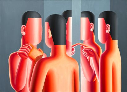 It\'s you, me, and him/her----Essence and Quality  - a Paint Artowrk by Qiang Wu